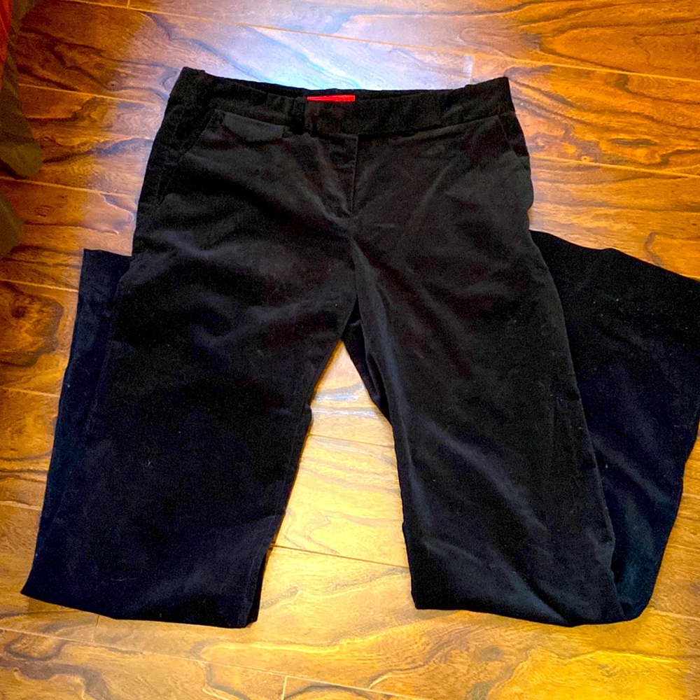 Joe Fresh black corded wide leg pant